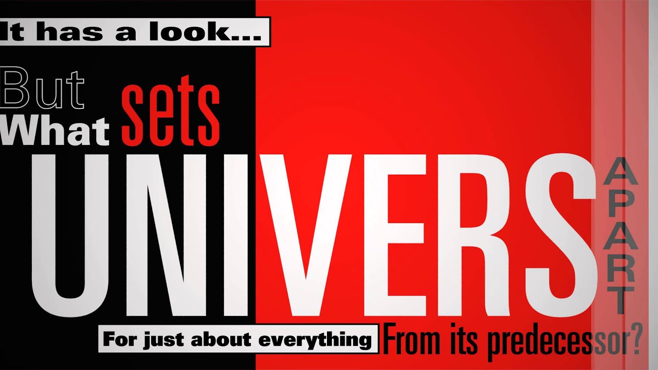 Univers Video Type Specimen