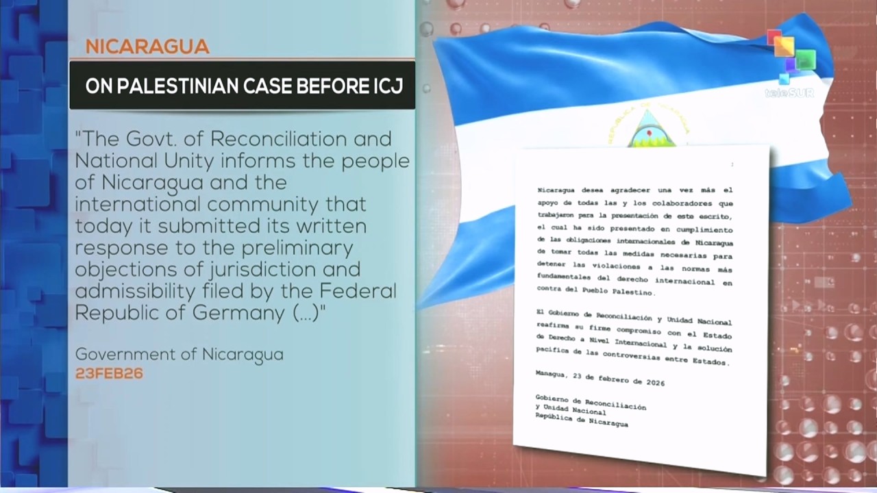 Nicaragua on Palestinian case before ICJ