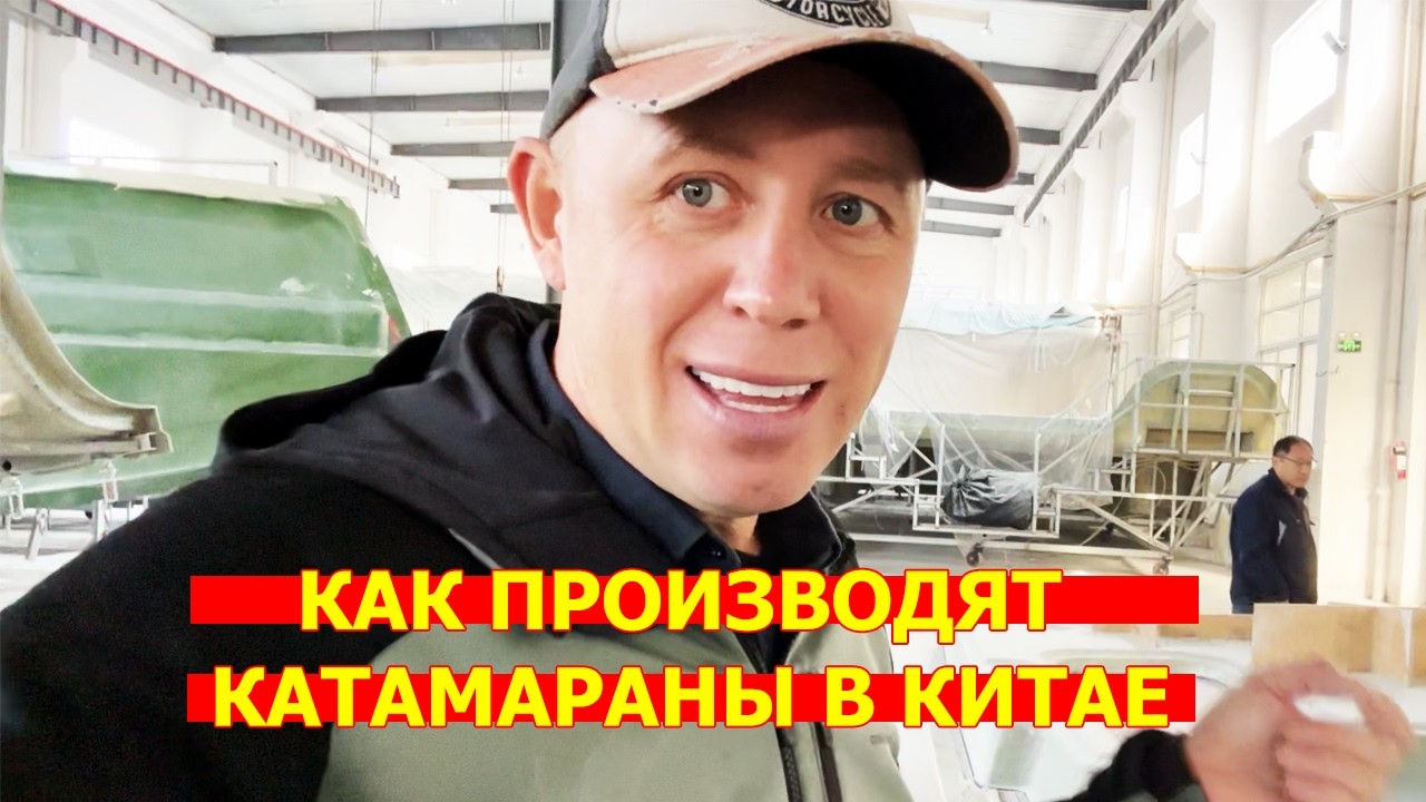 Я приехал на производство катамаранов в Китае  1 серия