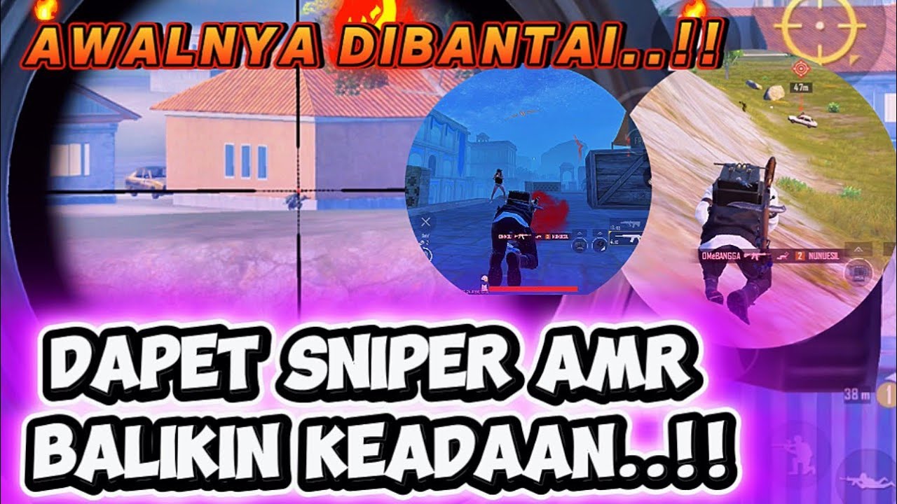 AWALNYA DI BANTAI..!! DAPET SNIPER AMR AUTO BALIKAN KEADAAN..!! PUBG MOBILE
