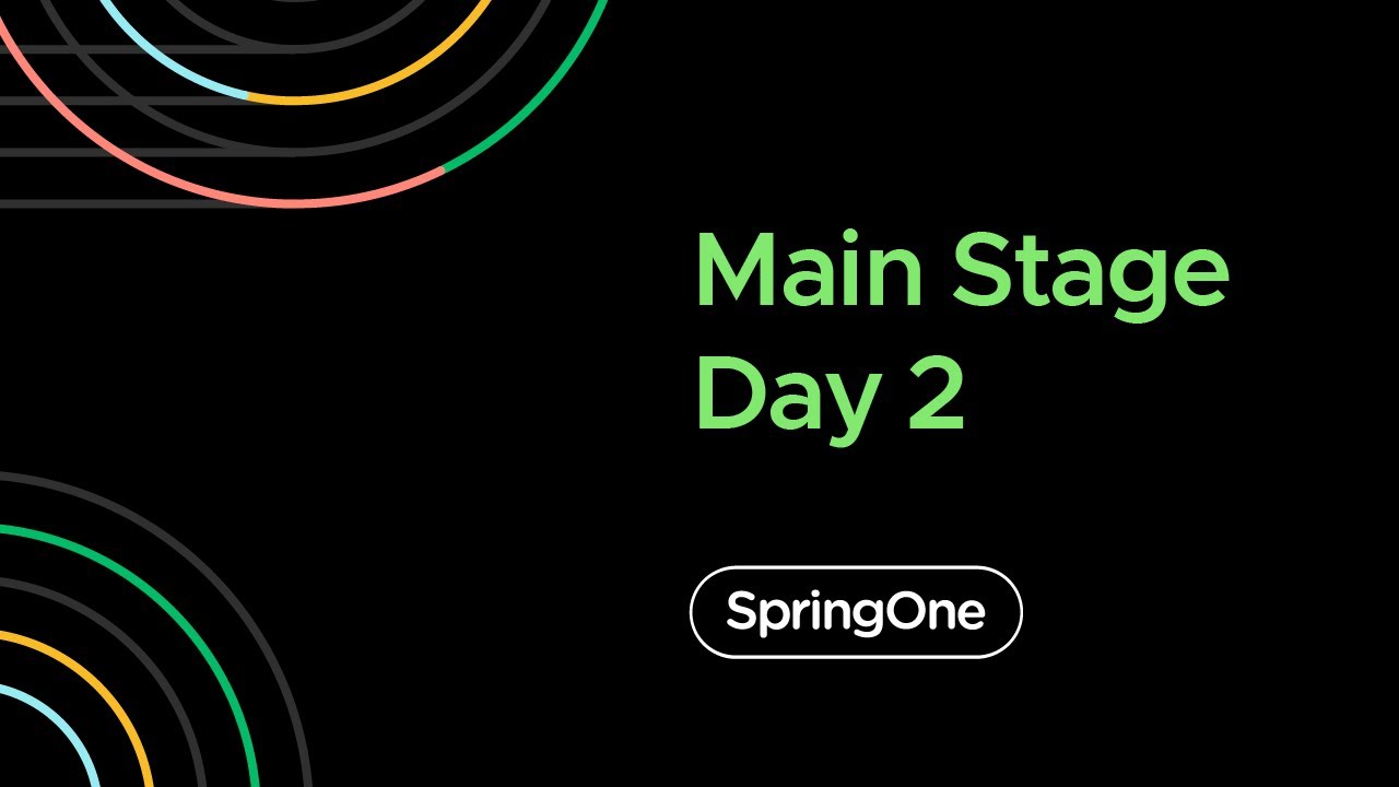 SpringOne 2020 - Day 2 Closing Full Keynote