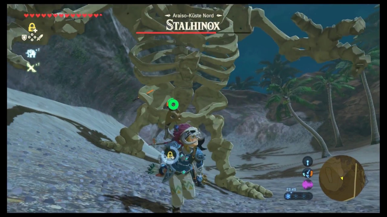 Stalhinox Fight Araiso K&uuml;ste Nord Zelda Breath of the Wild