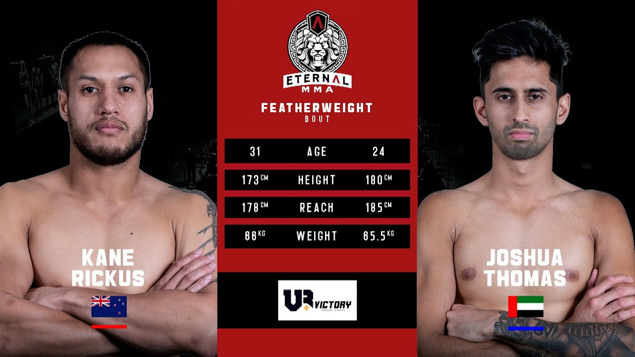 ETERNAL MMA 53 - JOSHUA THOMAS VS KANE RICKUS - MMA FIGHT VIDEO