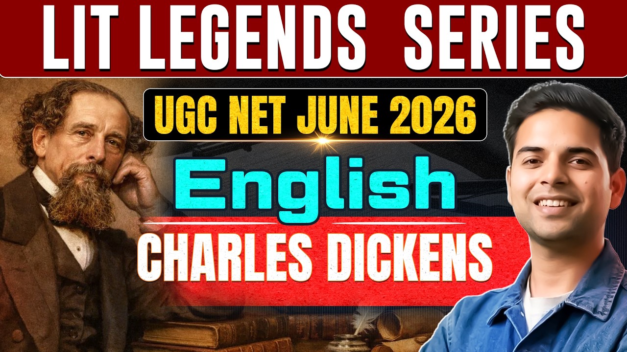 UGC NET June 2026 English Charles Dickens | UGC NET English  LIT Legends Series By Abhay Sir