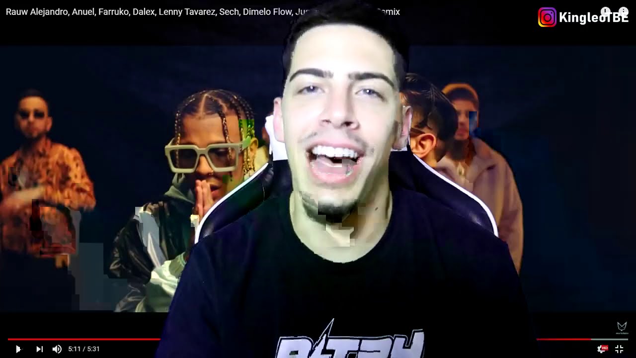 (REACCION) Rauw, Anuel, Farruko, Dalex, Lenny Tavarez, Sech, Justin Quiles - Elegí Remix