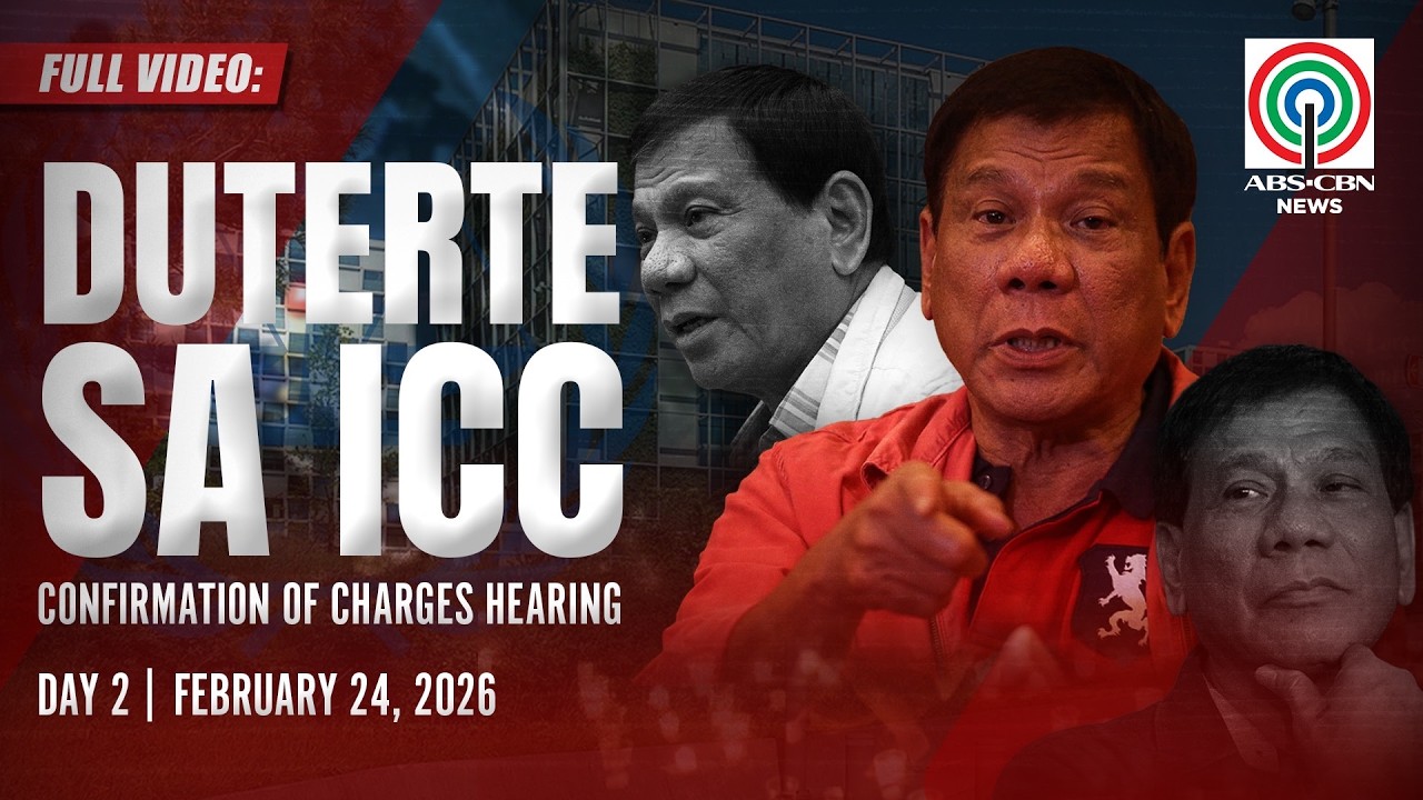 FULL VIDEO: ICC Confirmation of Charges Hearing on ex-Pres. Rodrigo Duterte's case | Feb 24 (Day 2)