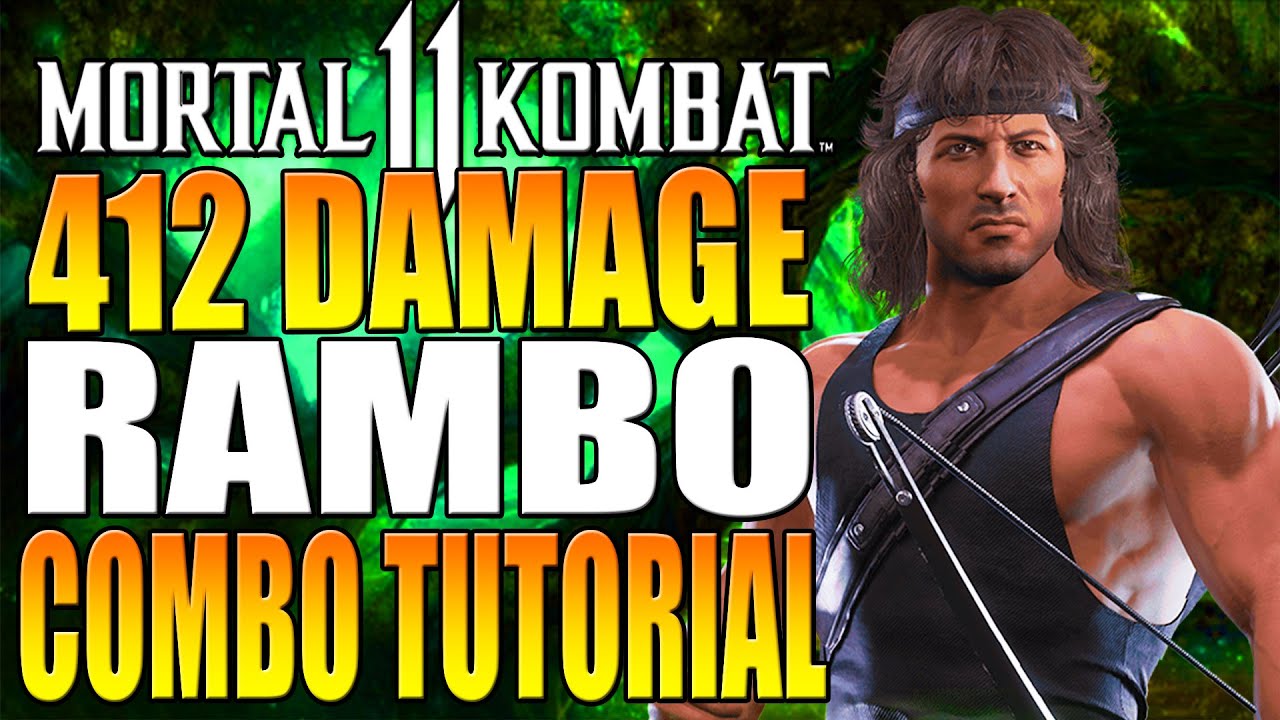 Mortal Kombat 11 - 412 Damage Rambo Combo Tutorial - Daryus P