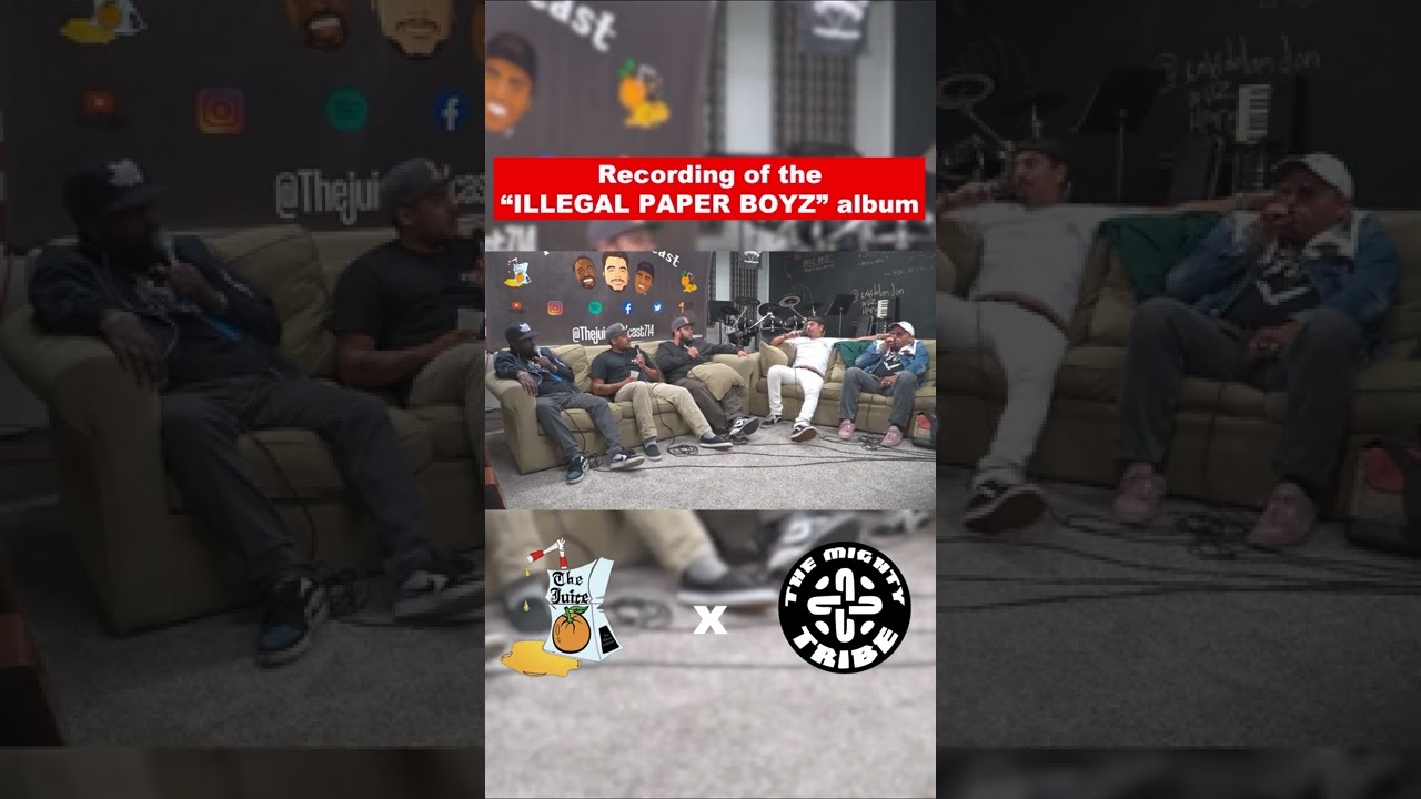 Recording of the "ILLEGAL PAPER BOYZ" album 🏃💨 - The Juice Podcast (part 7/7) 