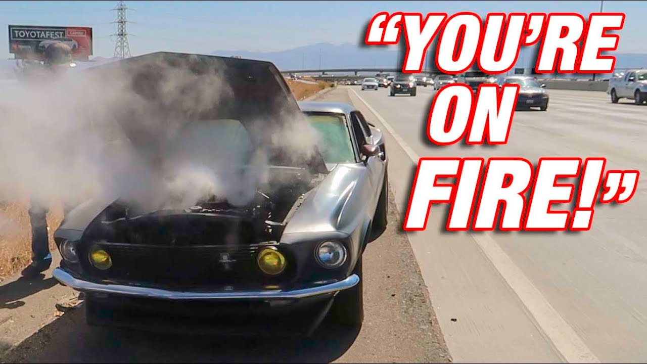Система охлаждения Mustang ВЗОРВАЛАСЬ во время Hot Rod Road Trip!