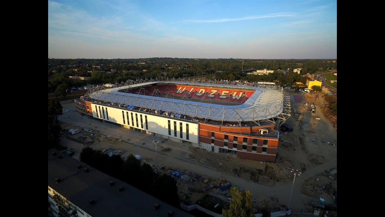 WidzewTV: (DRON) Stadion Widzewa Łódź - wrzesień 2016