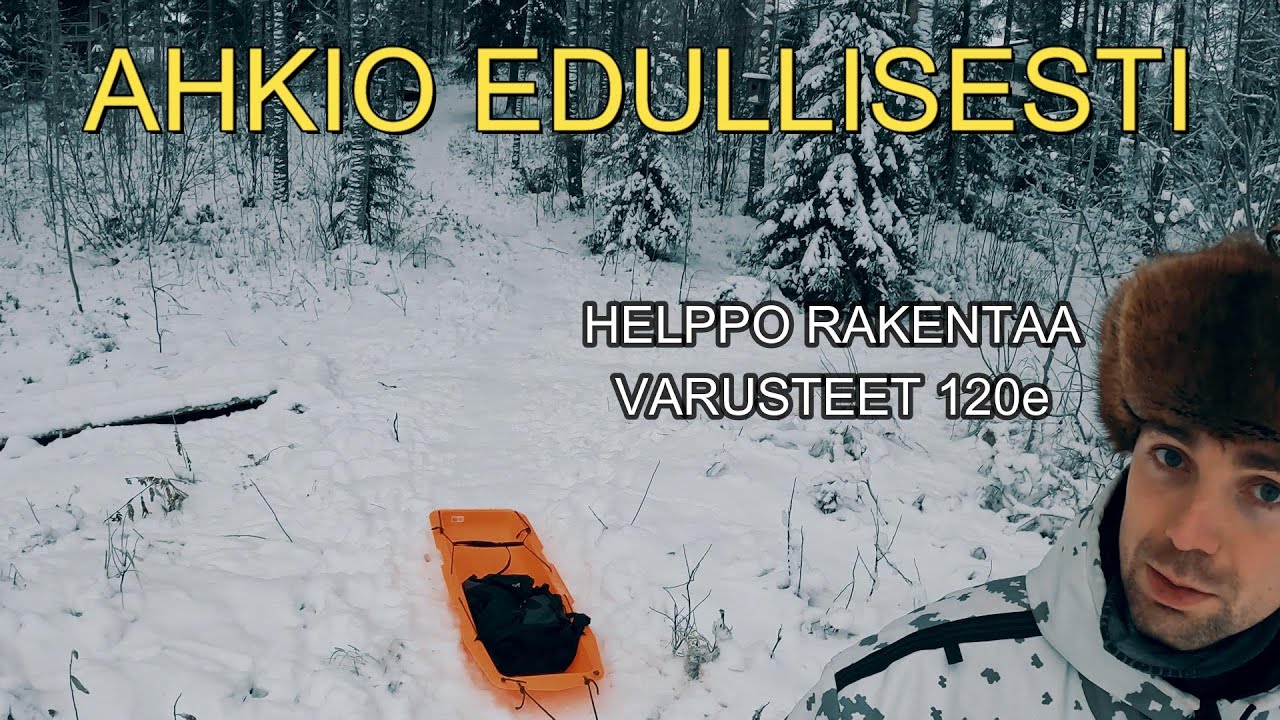 Ahkion Rakentelu - Edullisesti | Pikkuveljen Kanssa DIY Ahkio
