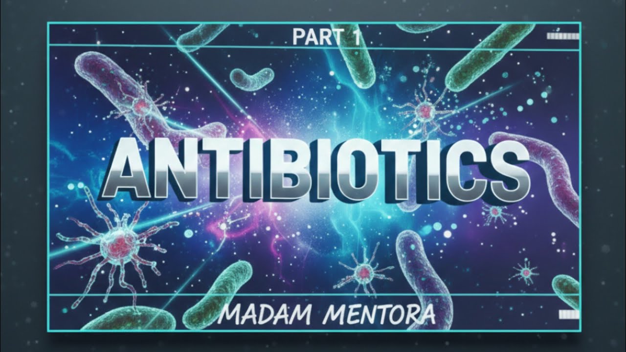 Antibiotics unit 2 part 1 by madam mentora #pharmcology 