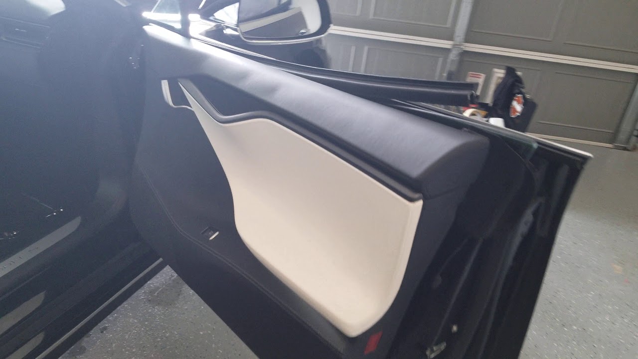 2020 Tesla model S door panel removal