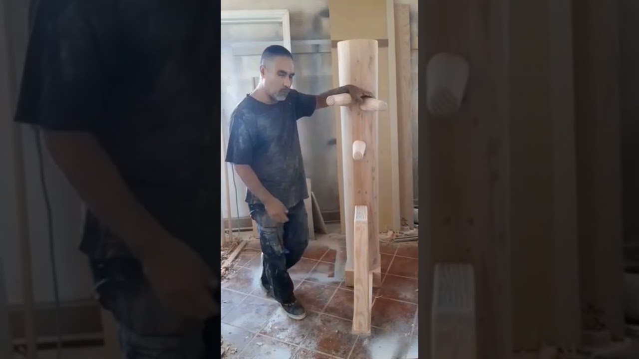 como hacer un muñeco de madera parte 2