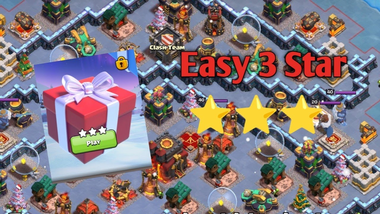 Easily 3 Star The Clashmas Challenge #1 In Clash Of Clans At First Try | CoC New Event | Challenge