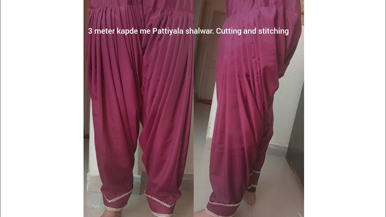 सलवार की कटिंग और सिलाई दोनों#viral#trending#stitching 