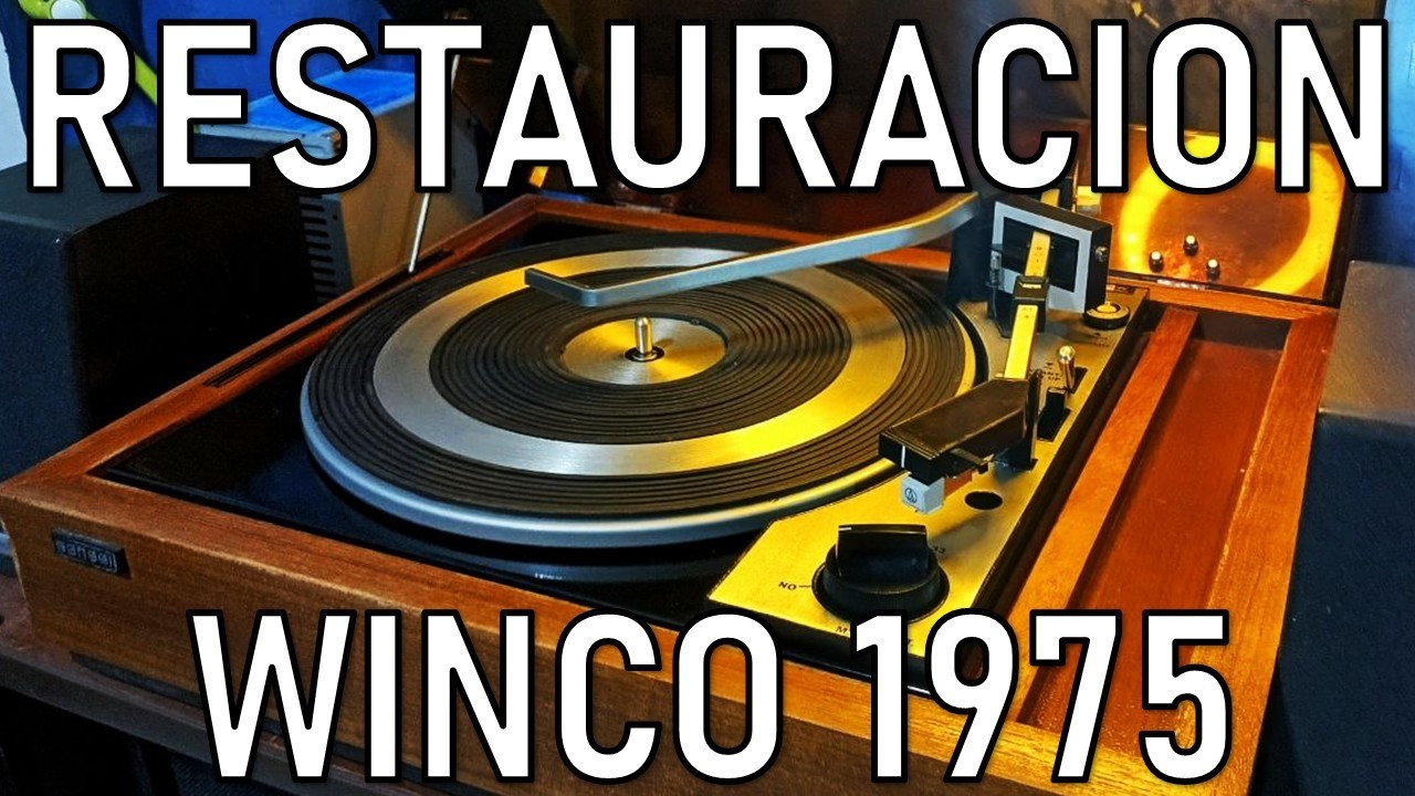 Restaurando bandeja tocadiscos Winco 1975 - Proyecto Tocadicos Winco 1975