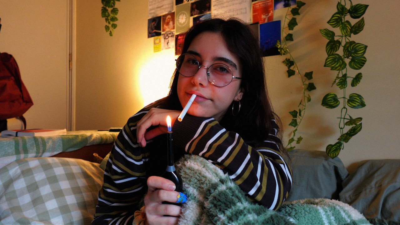 A Morning in The Life of a Cigarette Smoker ✮⋆˙ piano practice, journaling & more!