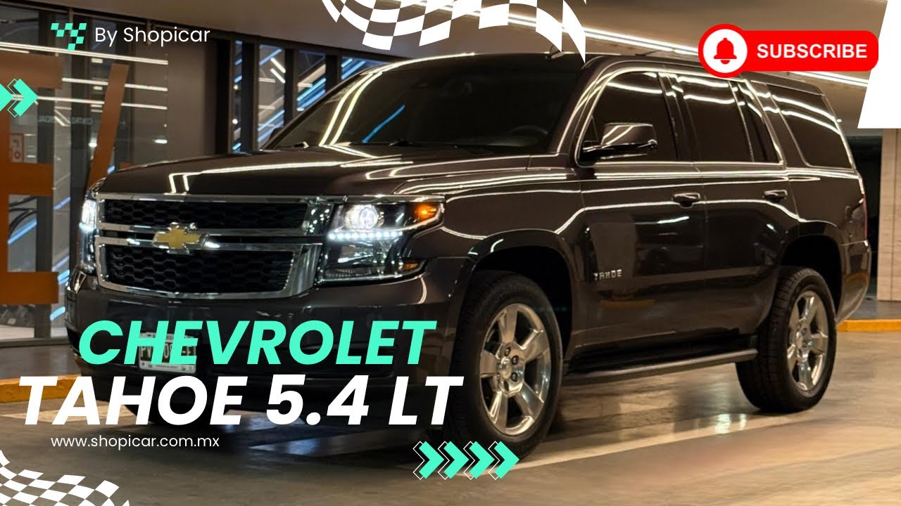 Chevrolet Tahoe 5.4 LT Modelo 2017 | Review | By Shopicar #tahoe #chevrolet #shopicar
