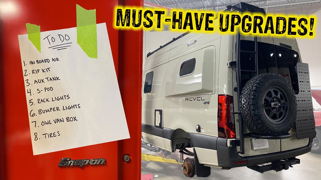Dual Winnebago Revel 4x4's get fitted with MUST-HAVE upgrades!