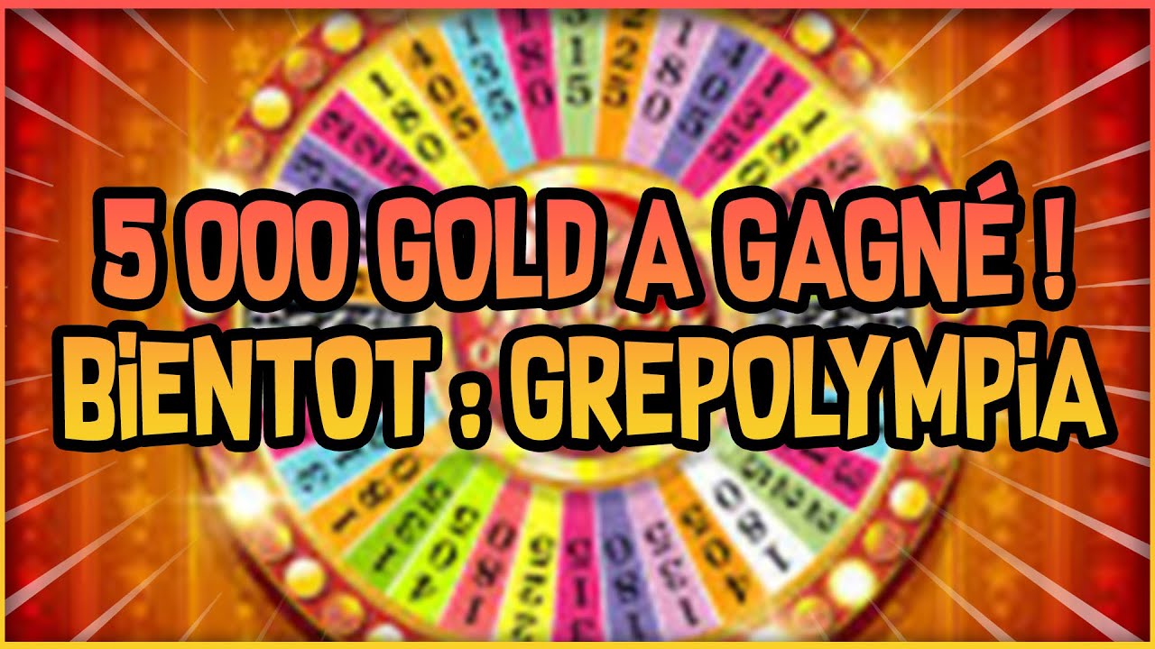 Grepolis : 5 000 d'or a gagné / Bientôt les Grepolympia