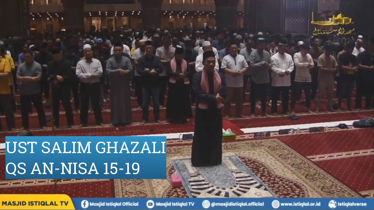 Maasyaa Allah..... Irama Syaikh Ayyub Rahimahullah bergema di Masjid Istiqlal   |Ust Salim Ghazali|