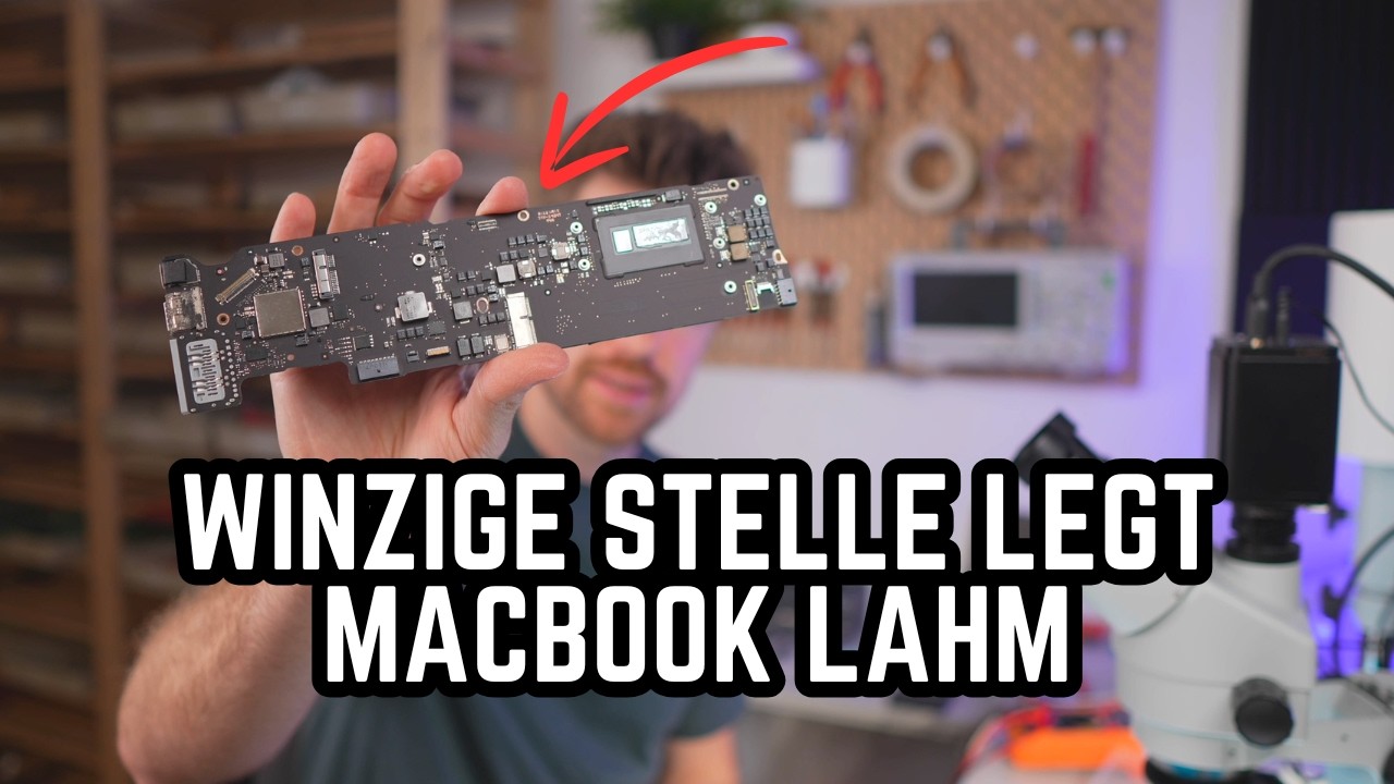 MacBook Air A1466 startet nicht wegen winziger Korrosion
