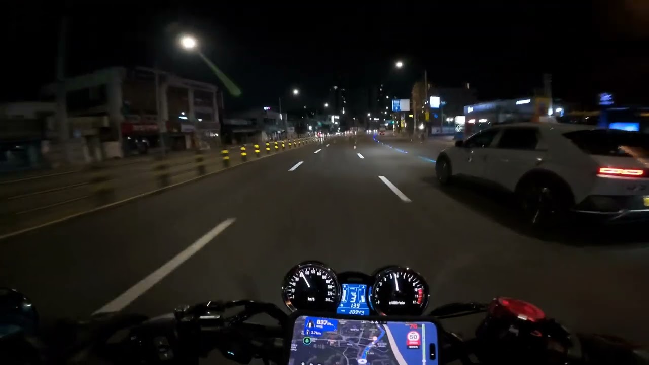 [251127] kawasaki z900rs night ride yoshimura slip-on sound 레브업 모터사이클 워크샵 - 인천논현동