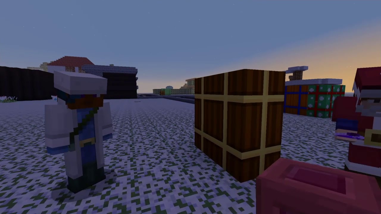 Minecraft Le pere noel perdu  (court METRAGE