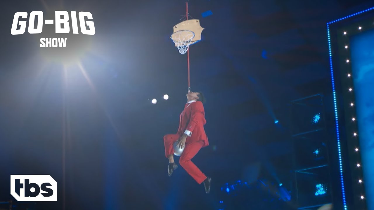 Go Big Show: Amadeus Lopez Hangs 40 Feet In The Air From His Mouth (Clip) | TBS