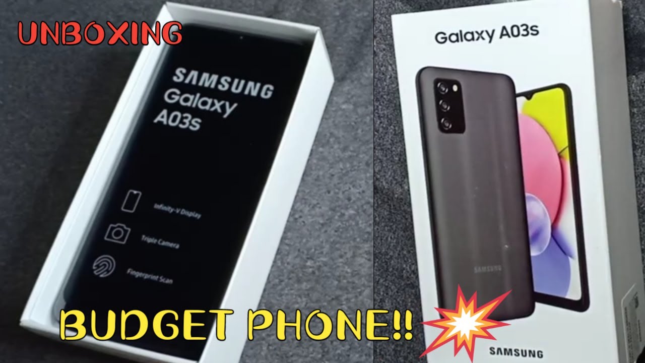 Samsung Galaxy A03s Unboxing and Review | SPECS
