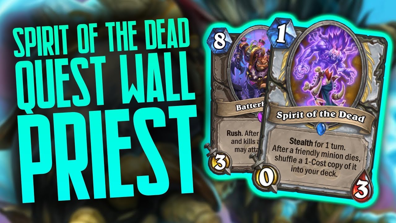 Quest Wall Bwonsamdi Priest | Saviors of Uldum | Hearthstone | Dekkster