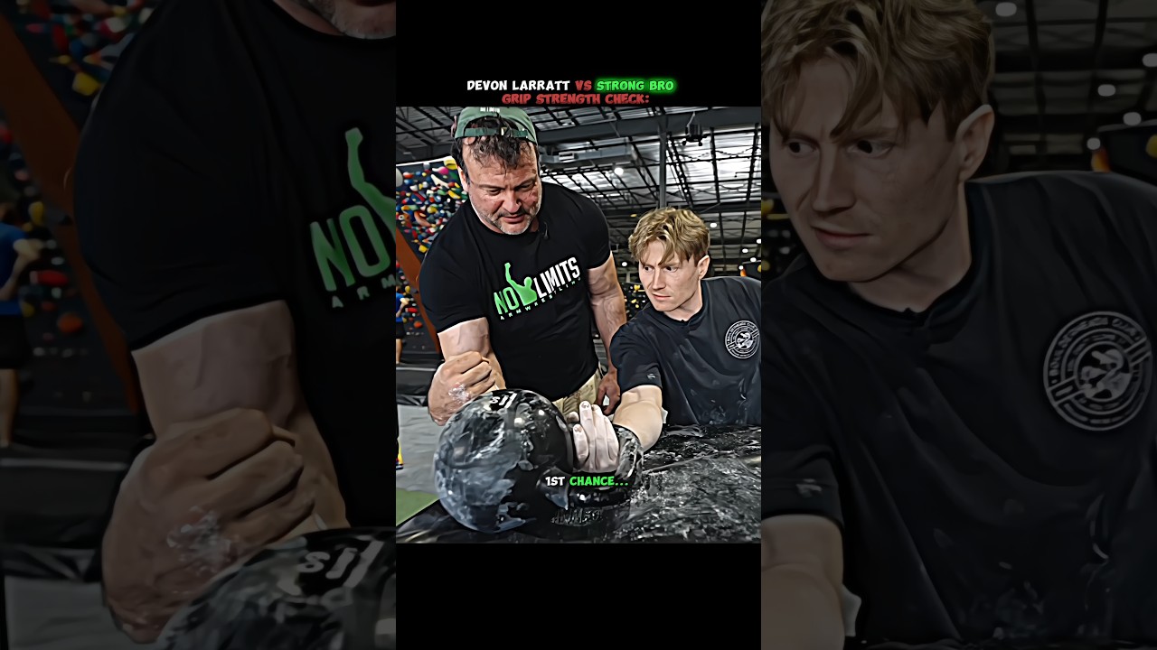 😱DEVON LARRATT VS STRONGMAN GRIP STRENGTH CHECK 🔥