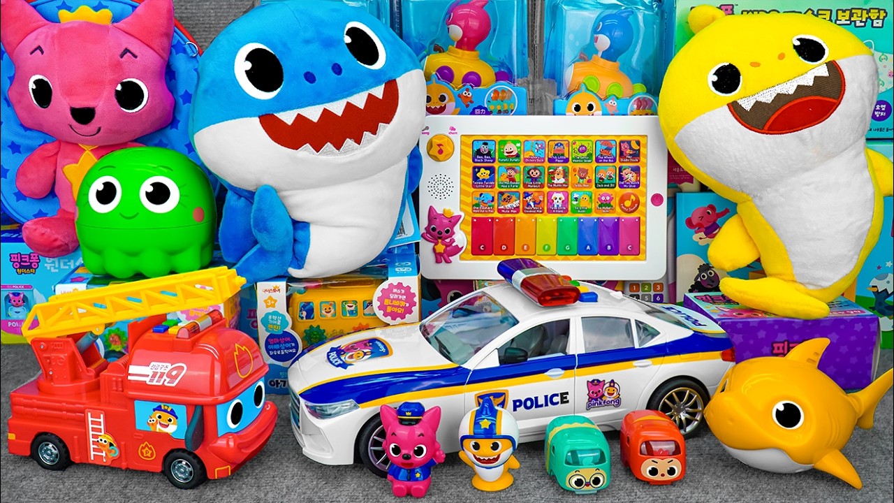 62 Minutes BABY SHARK Collection Unboxing - Satisfying Unboxing (ASMR)