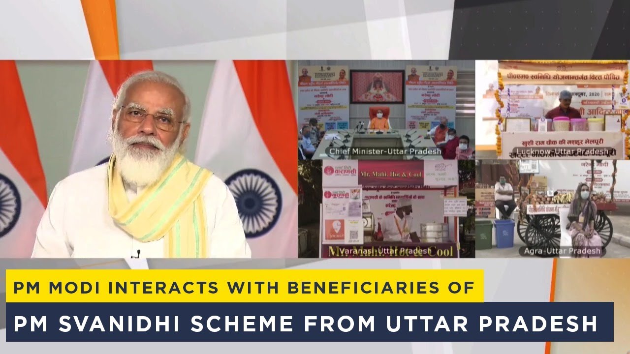 PM Modi interacts with beneficiaries of PM SVANidhi Scheme from Uttar Pradesh