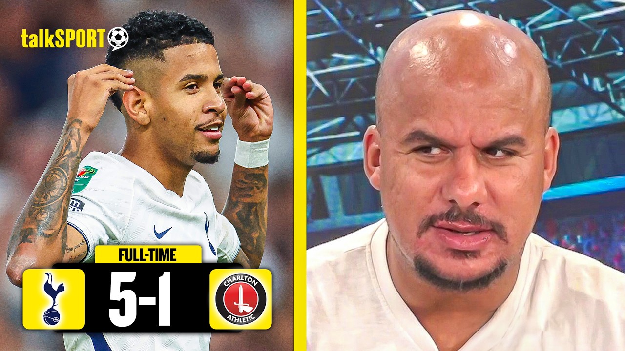Gabby Agbonlahor AGREES Spurs FANS Are GETTING CARRIED AWAY After 5-1 Charlton Win!
