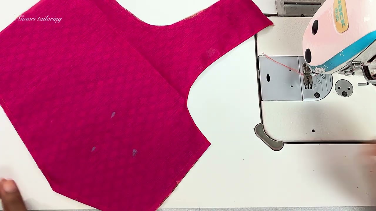 Very easy and simple lining blouse stitching//step by step//#liningblousestitching #fashion