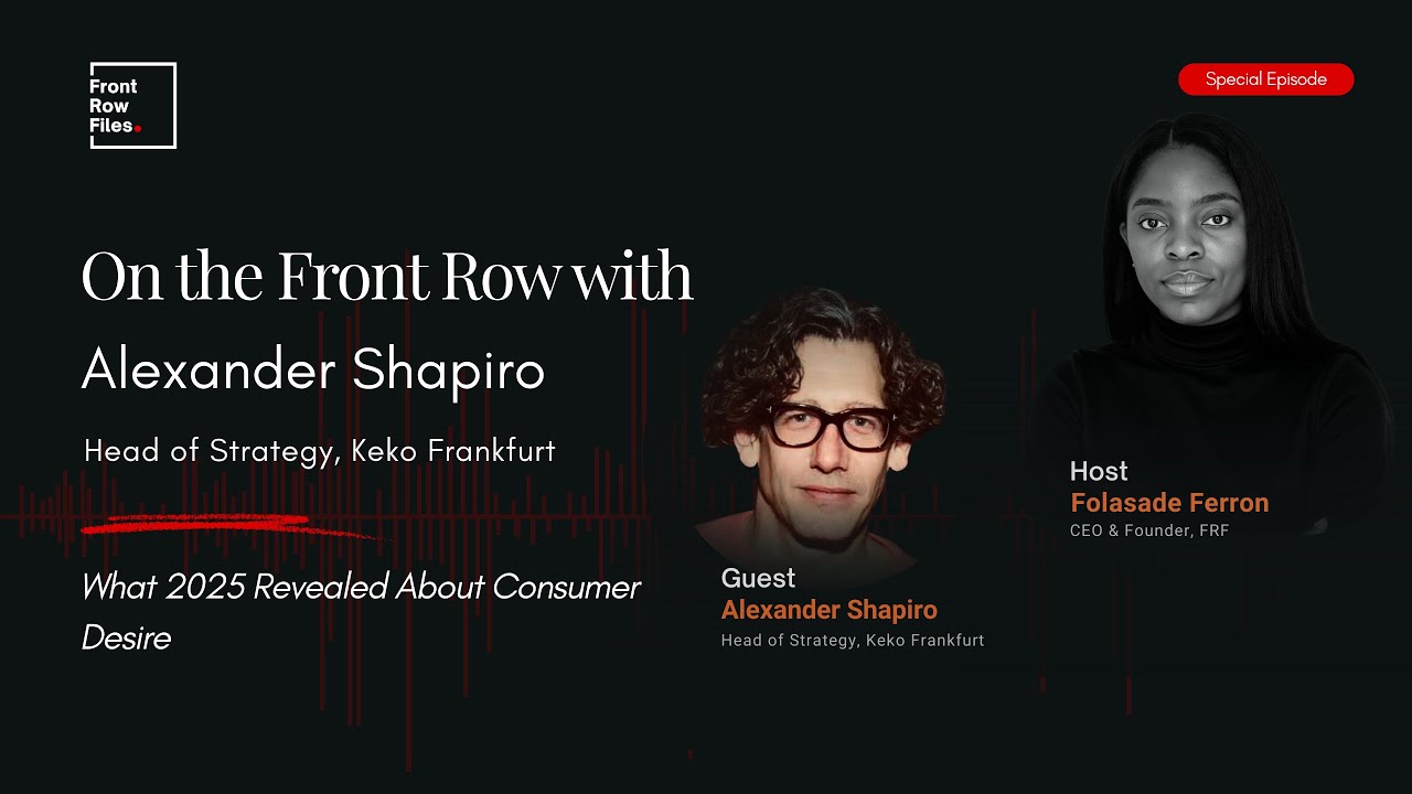 On The Front Row With Alexander Shapiro