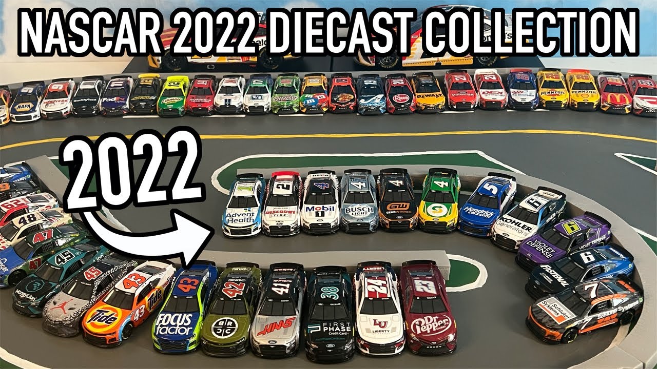 My NASCAR 2022 Diecast Collection (50+ CARS!)