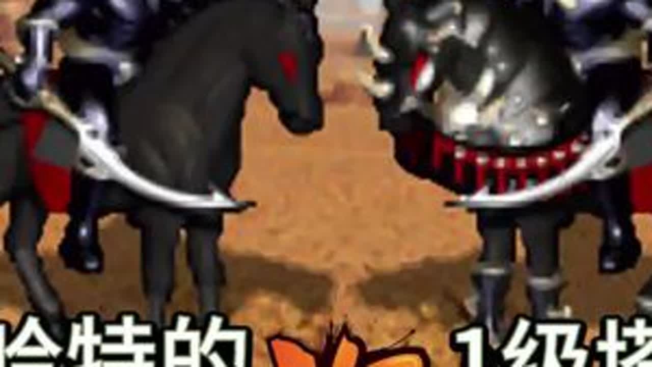 英雄无敌3:罗德哈特暗黑骑士VS塔米克的恐怖骑士！#英雄无敌#英雄无敌3