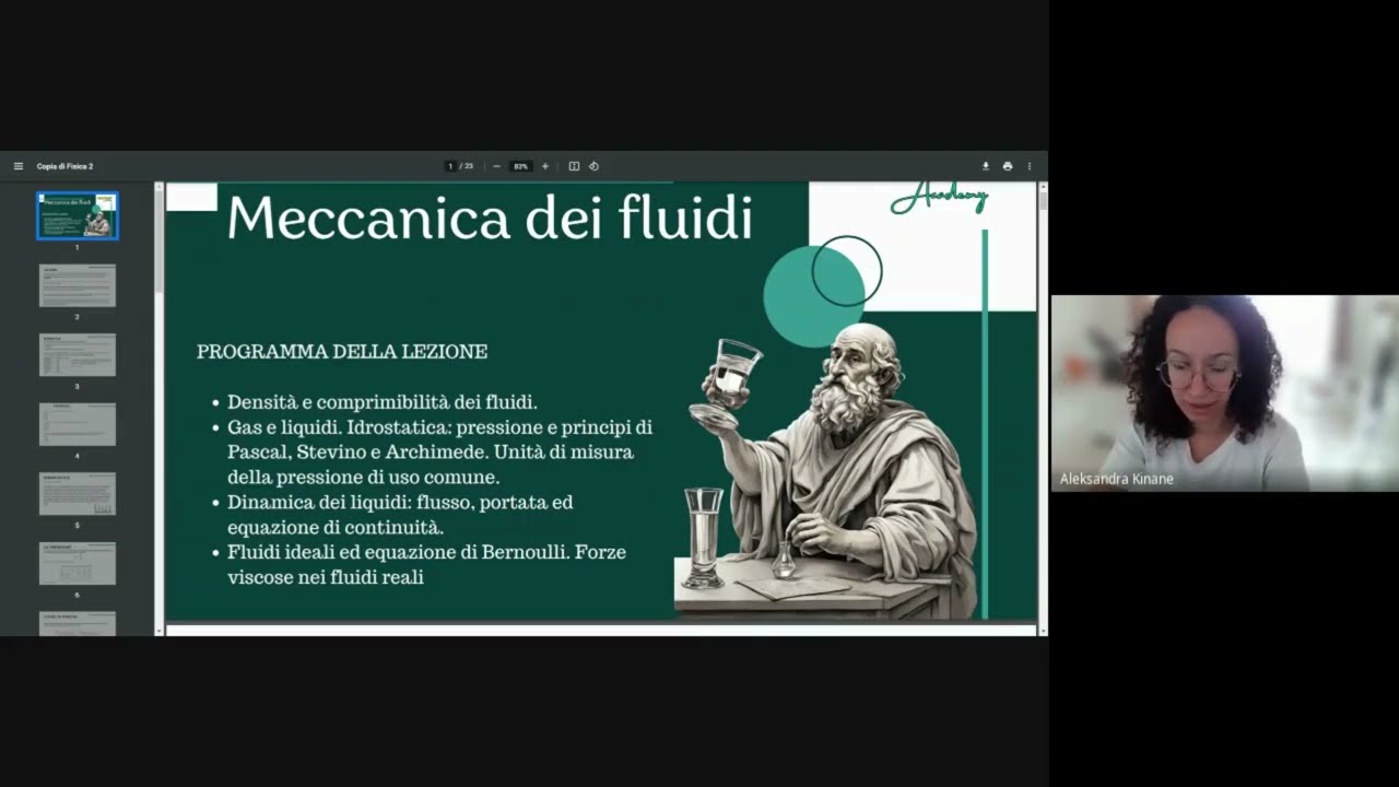 Meccanica dei Fluidi | Lezione di Fisica per Test Medicina, Veterinaria e Professioni Sanitarie