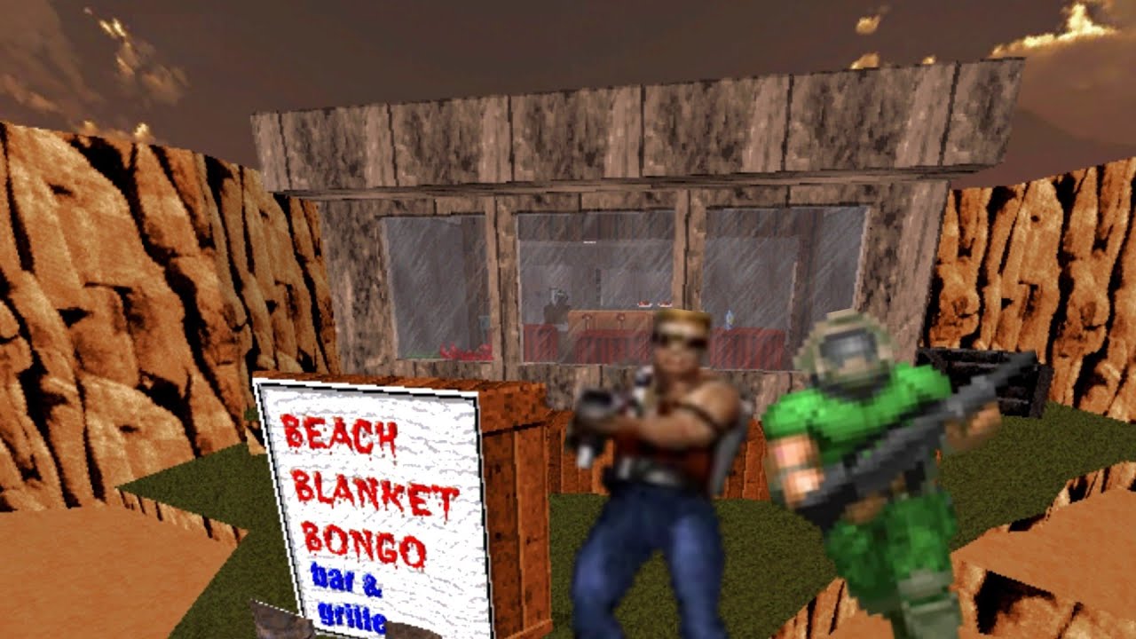Duke Nukem 3D Map in Doom