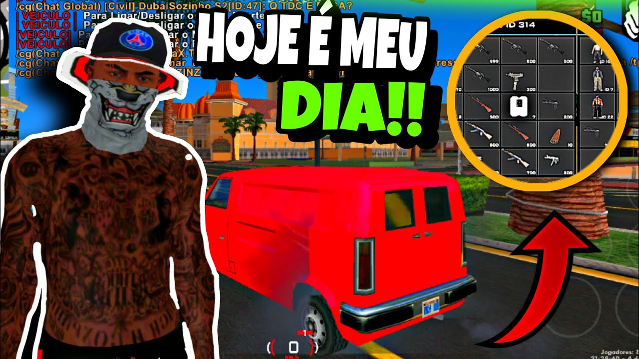 ✅ ENCONTREI um CARRO ABERTO CHEIO de  ARM4!!! 😱🔥 no HORIZONTE RP 😈 ( GTA Samp Launche )