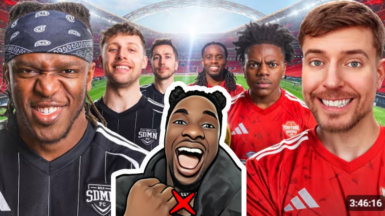 SIDEMEN CHARITY MATCH 2025 (Goals & Highlights) XERAPH REACTS