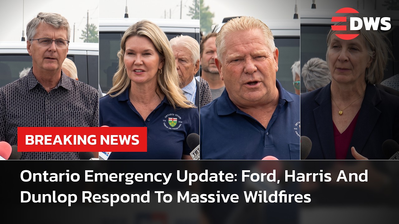 FULL REMARKS: Doug Ford, Mike Harris And Jill Dunlop Address Ontario Wildfire Crisis In Update |AC14