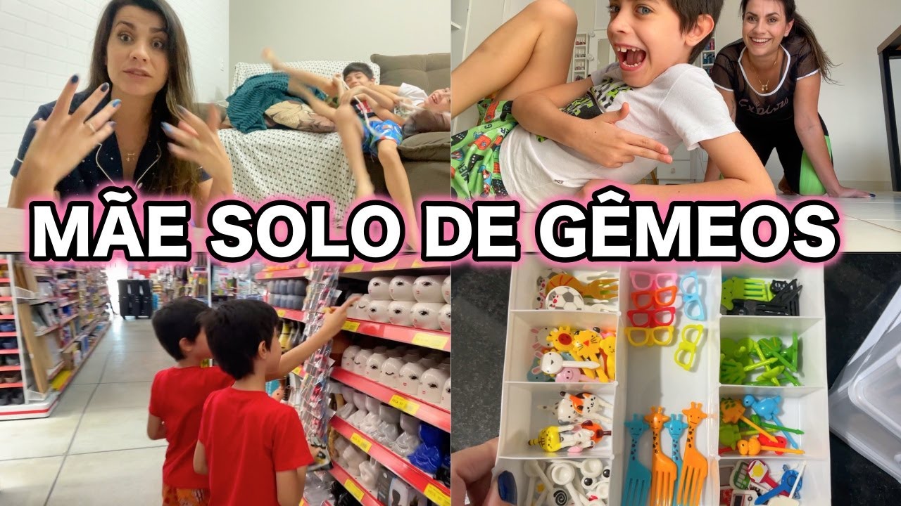 N&Atilde;O &Eacute; F&Aacute;CIL SER M&Atilde;E SOLO DE G&Ecirc;MEOS | DIA CORRIDO E TIVE QUE LEVA LOS COMIGO EM TODOS OS LUGARES