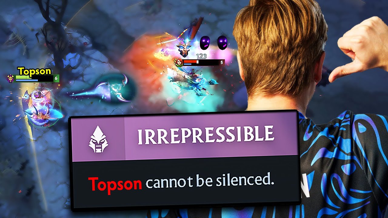How Topson plays SILENCER MID in 7.37 🤫