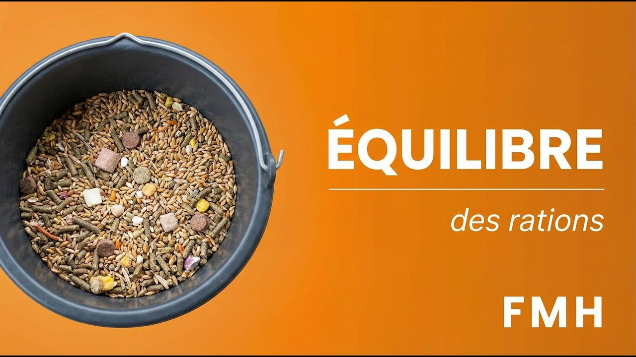 Alimentation adaptée   L’équilibre des rations   Charles Barré   IENA   Institut Équestre National A