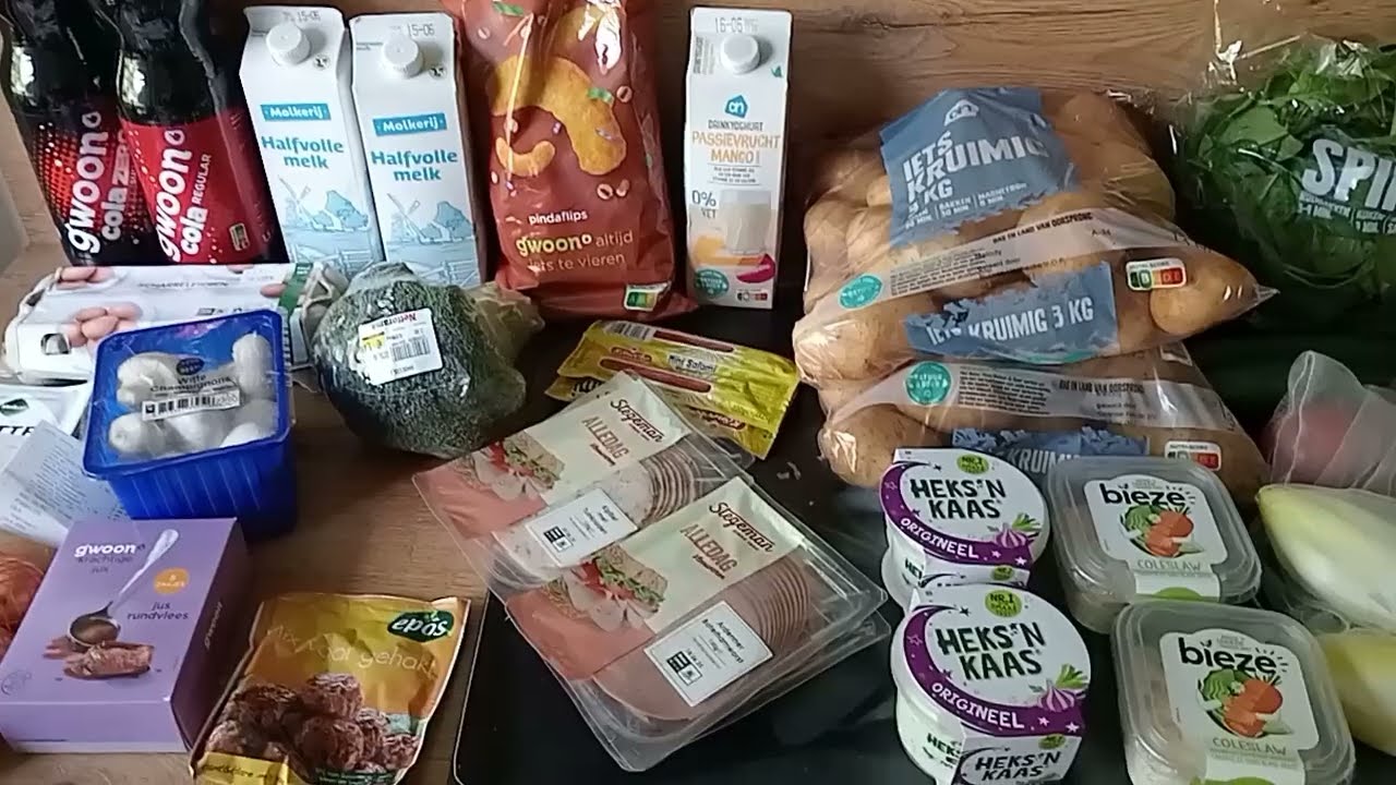 Boodschappen shoplog en menu week 23/2025. Lekker langs pinksterweekend