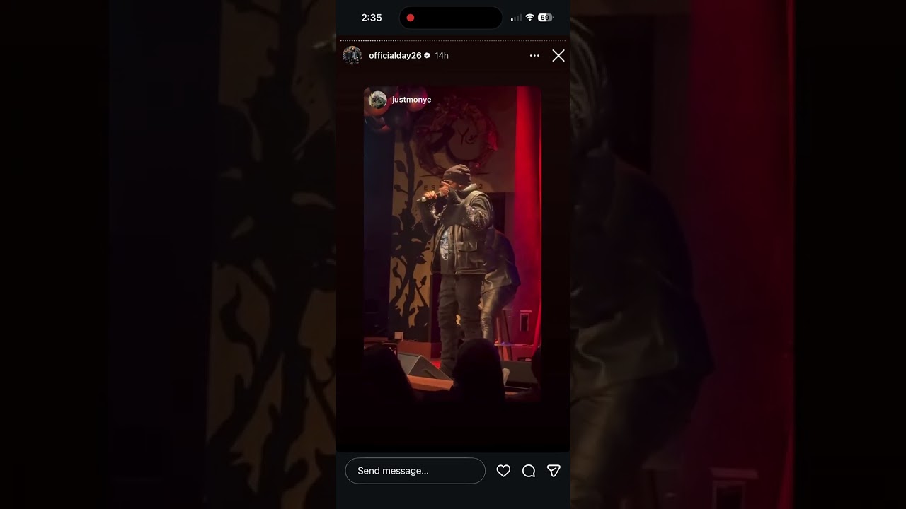 Group account IG stories from Oakland show